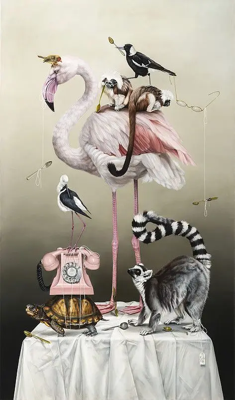 

Ful round Diamond Embroidery 5D DIY Painting animal Flamingos Rhinestone Cross Stitch Decoration
