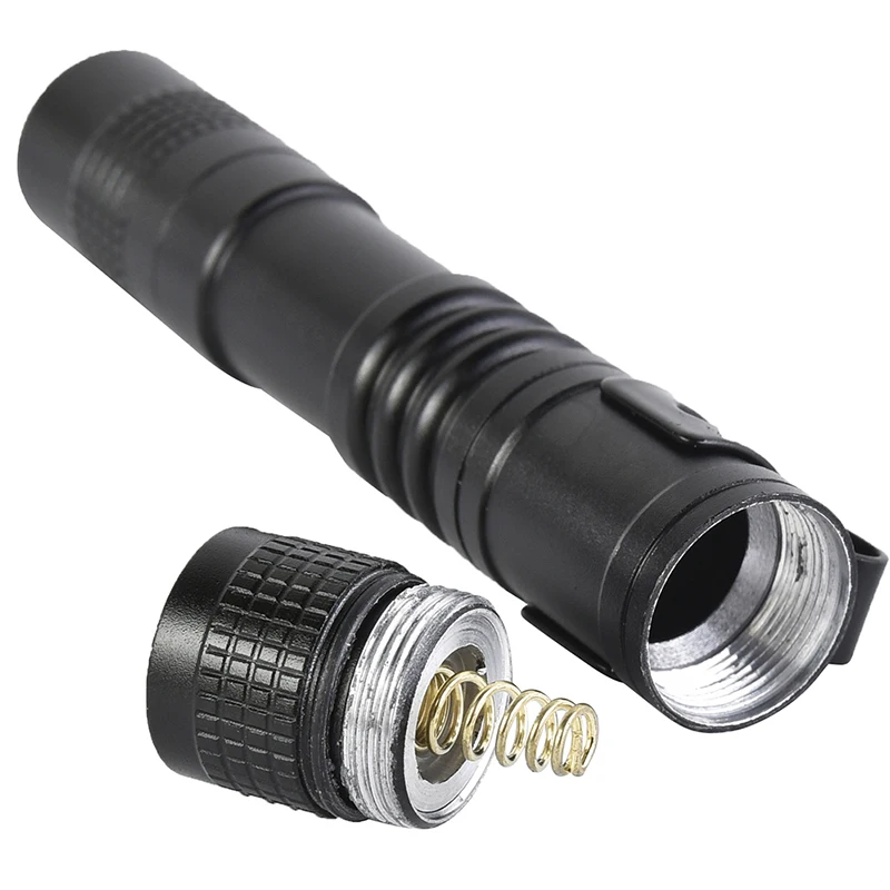 Портативный мини-ручка светильник XPE-R5 светодиодный флэш-светильник фонарь обнимает Карманный светильник наружный походный светильник для 1* AAA батареи