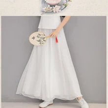 Женские шифоновые Повседневные Брюки с широкими носками, новые летние