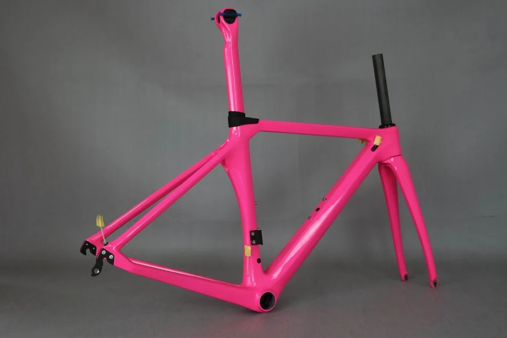 Best custom paint  road bicycle carbon frame . aero bike frame oem factory directly sale , lady bike frame 9