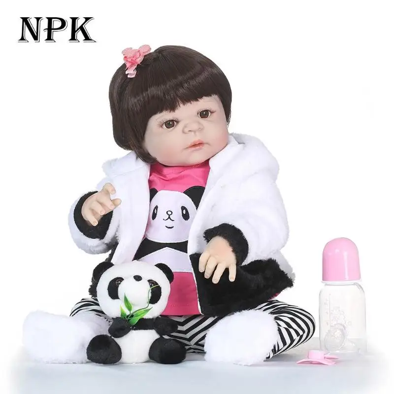 NPK Reborn Baby Doll 22in имитация для новорожденных девочек мягкий силиконовый Playmate игрушка