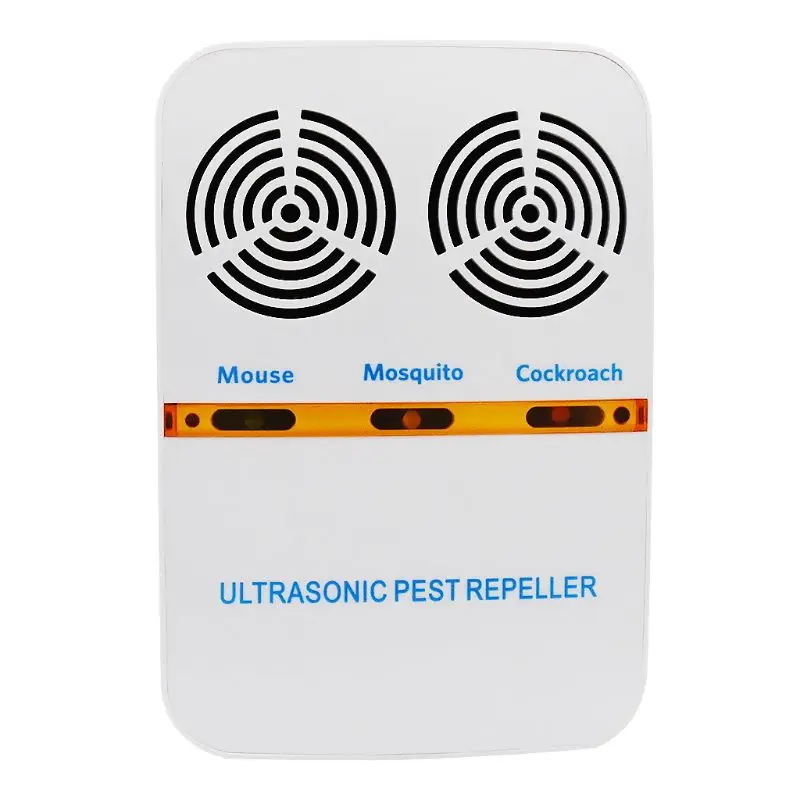 

Double Speaker Electronic Ultrasonic Mouse Killer Cockroach Trap Mosquito Repeller Insect Rats Spiders Control
