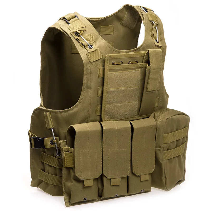  Outlife Camouflage Hunting Military Tactical Vest Wargame Body Molle Armor Hunting Vest CS Outdoor 