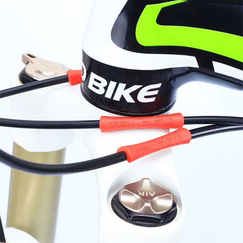 4 шт. резиновый защитный чехол для велосипедного кабеля 2 цвета|cable guide|bicycle cablerubber
