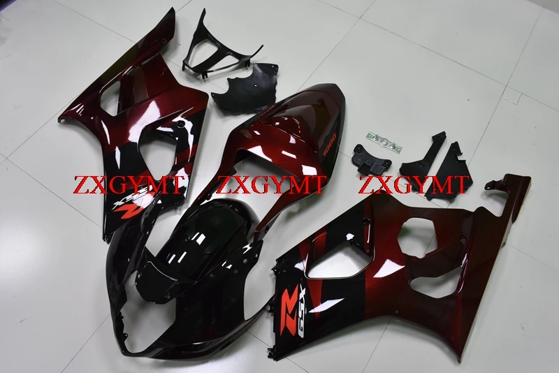 

Plastic Fairings for GSX-R1000 2003 - 2004 K3 Bodywork GSXR1000 2003 Dark Red Black Full Body Kits GSXR1000 2004