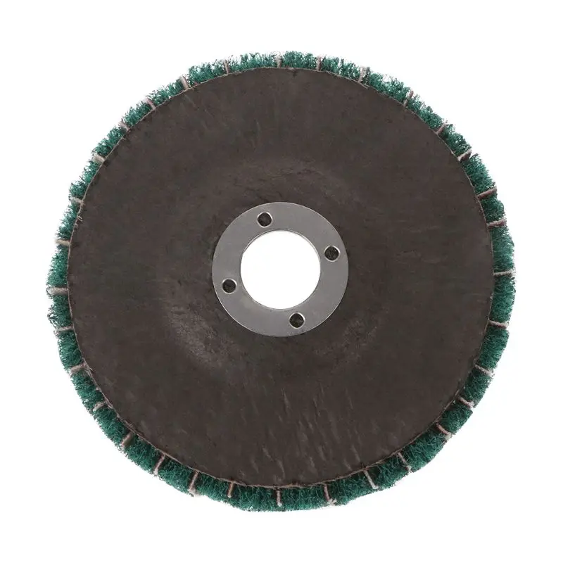 Нейлон волокно шлифовальные круги с песком полировки полировальный диск Pad абразивная щетка роторный инструмент для металлургическое оборудование