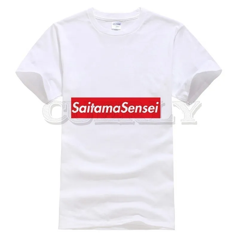 

2019 New T-shirt Print One Punch Man Saitama Thsirt Japan Anime Cartoon Comics Summer Dress Men Tee Funny T Shirt Custom Made