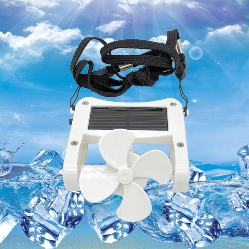 Мини солнечной энергии/USB легкая шляпа клип на вентилятор подвесная настольная сумка-холодильник для пикника