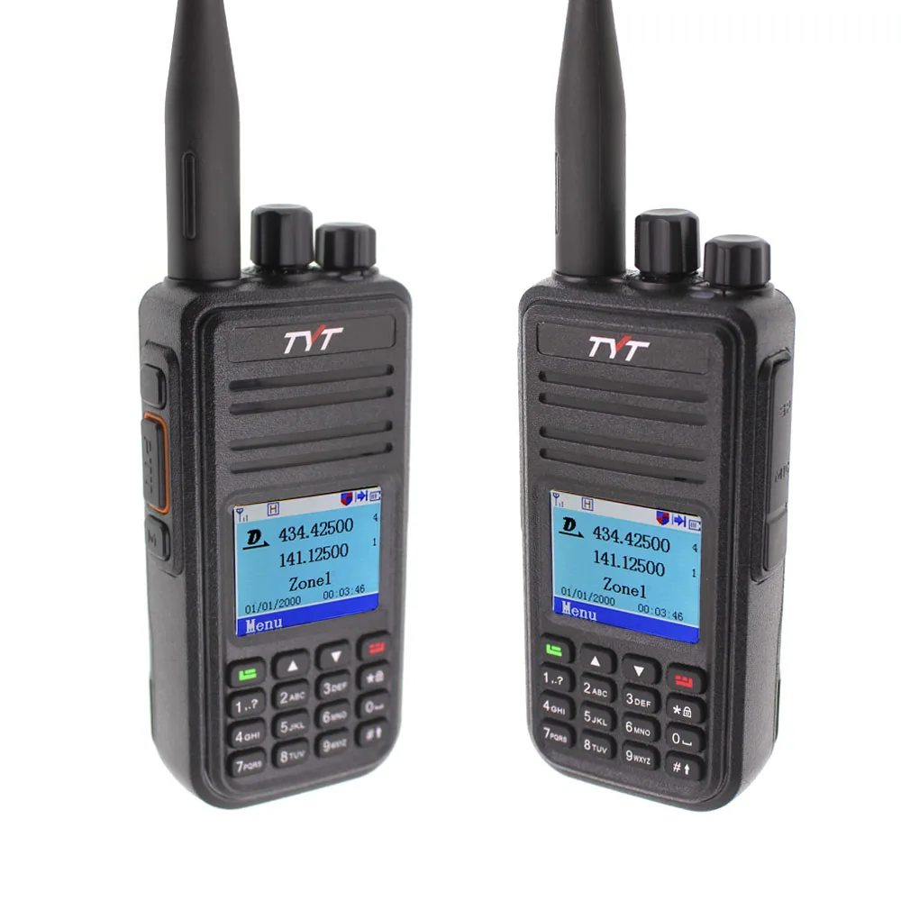 TYT MD-UV380 портативная рация Двухдиапазонная радио MD-380 MD380 VHF UHF Цифровой DMR двухстороннее радио двухдиапазонный трансивер Dlot