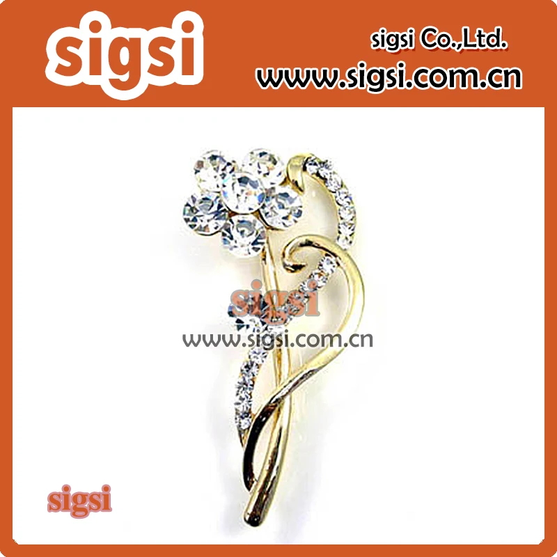 

Из Металла модная брошь со стразами pin для украшения