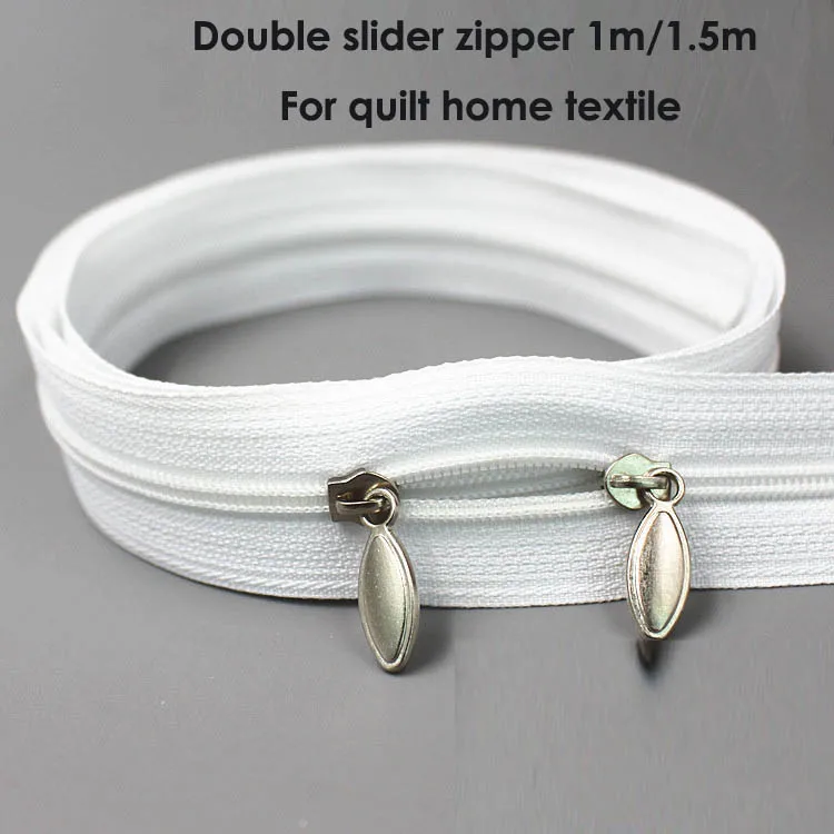 2pcs 3 100cm 150cm Long Quilt Zipper Nylon Zippers For Sewing