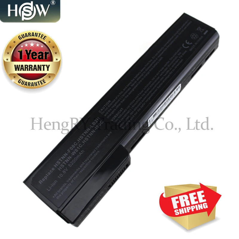 

6Cell 5200MAH Battery for HP EliteBook 8460p 8460w 8470p 8470w 8560p 8570w 8570p 6360b 6460b CC06 CC09 CC06XL HSTNN-CB2F