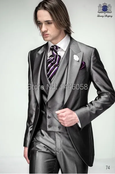 2016 Grey Tuxedos Mens Wedding Suits For Men Morning Groomsmen 2016 Grey Tuxedos Mens Wedding Suits For Men Morning Groomsmen Groom