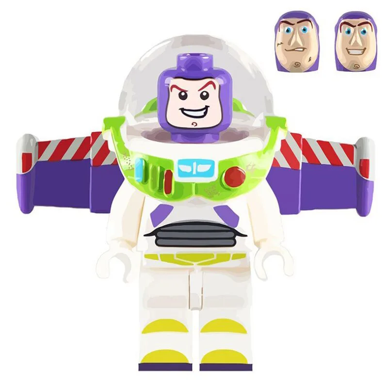 Новая серия совместимых игрушек Storys Woody Buzz Lightyear статуя Liberty Rex Jessie Chen фигурка - Цвет: Дерево