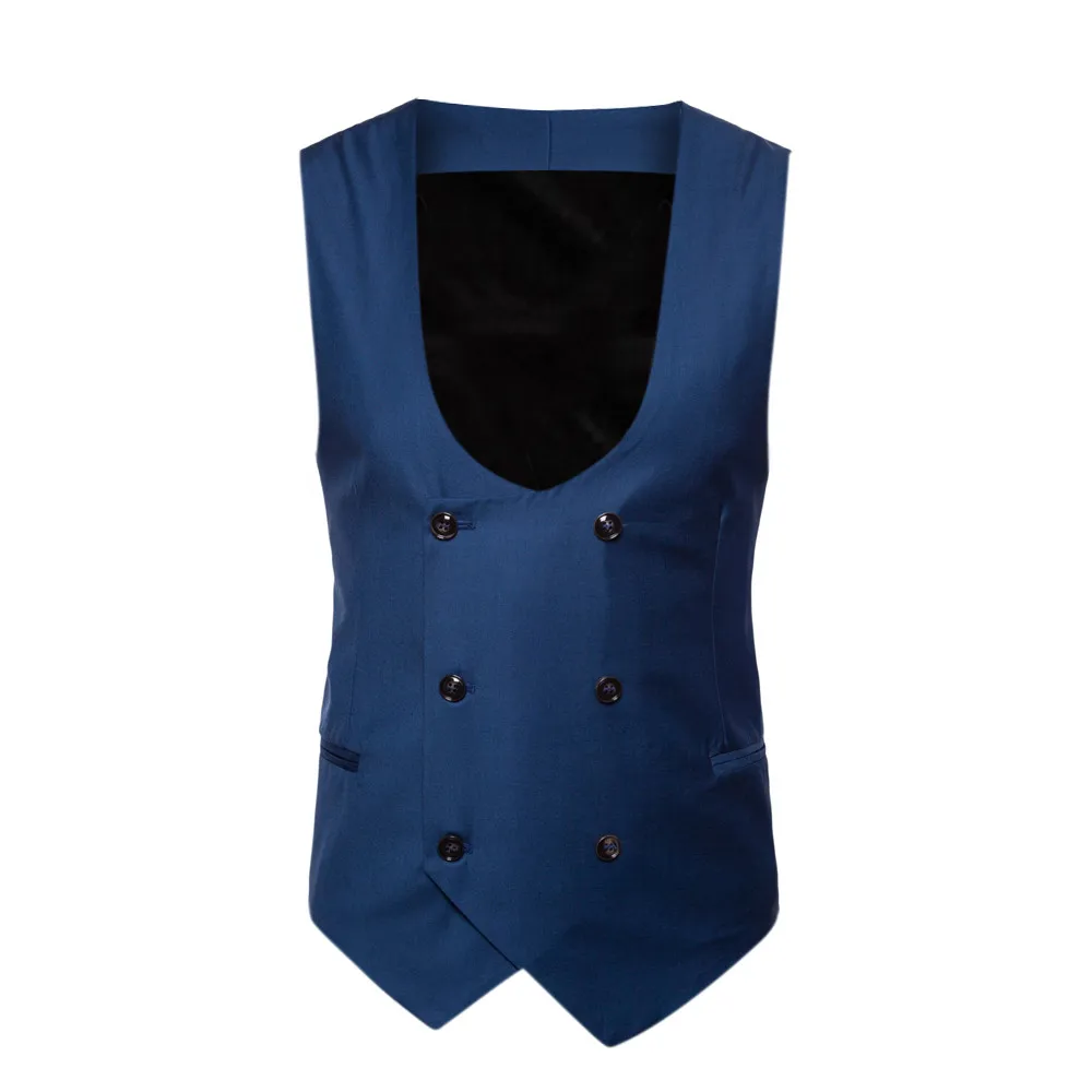 JAYCOSIN Men Vest Formal Plaid Print Button Social Vests Male Clothes Jacket Coat British Suit Vest Sleeveless 4XL 18Aug14