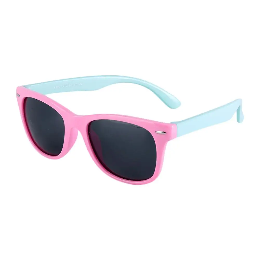 Гибкие детские солнцезащитные очки, поляризационные, защитные, для детей, для малышей, с покрытием, солнцезащитные очки, UV400, солнцезащитные очки, для младенцев, oculos de sol#241691 - Цвет линз: 1