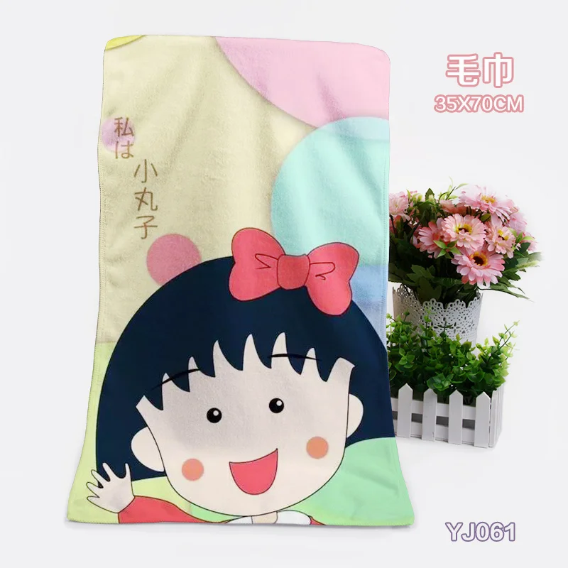 see chart IVYYE 1 шт. Chi-bi Maruko модное заказное аниме банное полотенце s носовой платок мягкое полотенце для лица мультяшная мочалка унисекс Новинка - Цвет: see chart