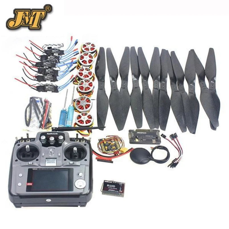 JMT 6 Axis Foldable Rack RC Quadcopter Kit APM2.8 Flight Control Board+GPS+750KV Motor+14x5.5 Propeller+30A ESC+AT10 TX JMT 6 Axis Foldable Rack RC Quadcopter Kit APM2.8 Flight Control Board+GPS+750KV Motor+14x5.5 Propeller+30A ESC+AT10 TX