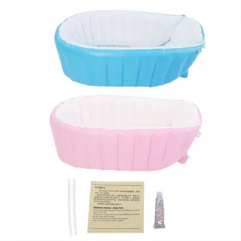 

Newborn Infant Toddler Kids Inflatable Bathtub Anti-skid Bath Tub Portable Foldable Bathtub Air pump