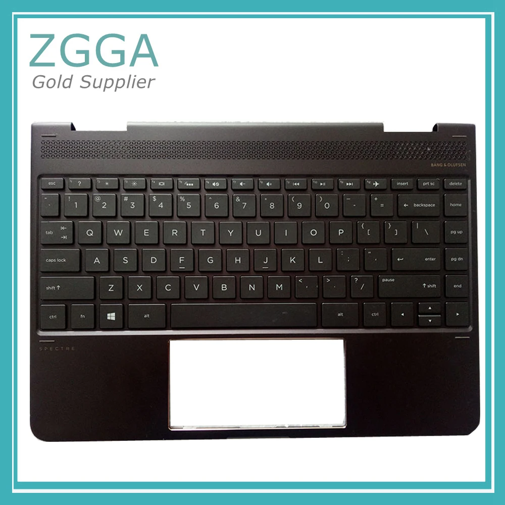 

Genuine Laptop US Keyboard Cover For HP Spectre x360 13-w021TU Palmrest Upper Case Silver 1A32ESP00600 Brown With Backlit