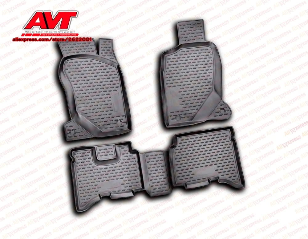 Коврики для Great Wall Hover H3 2010 4 шт. резиновые коврики Нескользящие аксессуары салона