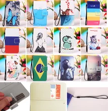 Красочные PU Leather Case для Explay Golf 4.5 «эйфелева Башня Бабочка Kitty Девушки Русский Флаг Шаблон Телефон Обложка Сумка + Отслеживая