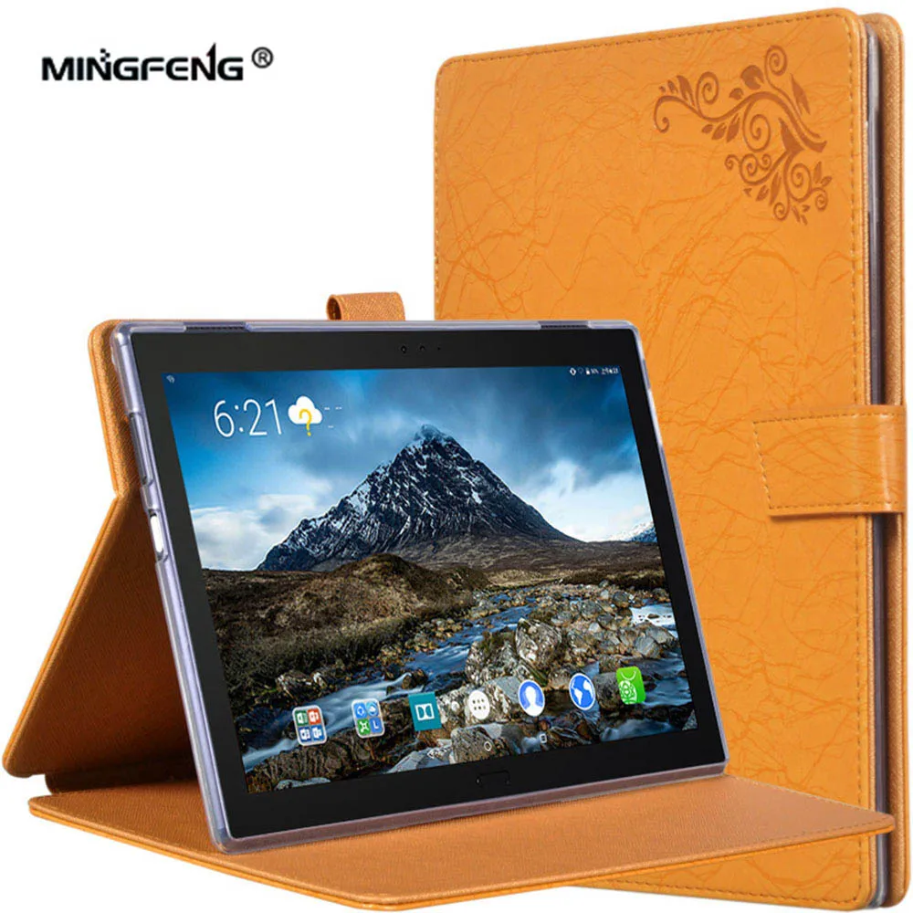 For Lenovo TAB4 10 Plus Case PU Leather TPU Silicone Cover Case For Lenovo TAB 4