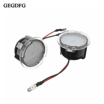 

2Pcs LED Under Side Mirror Puddle Light for Ford Edge Fusion Flex Explorer Mondeo Taurus F-150 Expedition