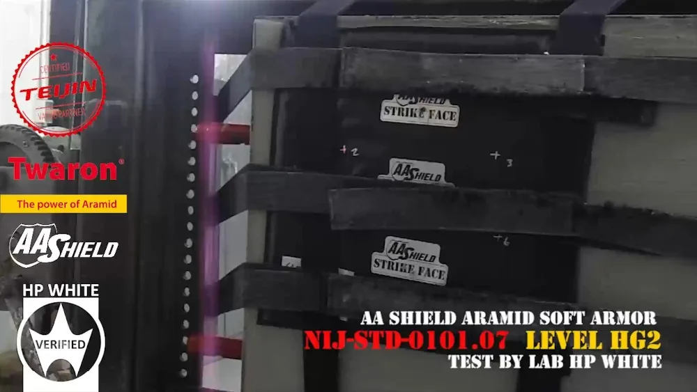 Защитный щит AA пуленепробиваемая мягкая панельная броневая пластина Aramid Core