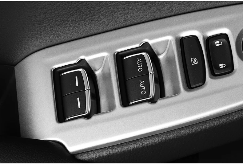 Углеродное волокно двери автомобиля подлокотник Панель переключатель окна лифт крышки кнопок накладки для интерьера для Honda Accord 10th аксессуары
