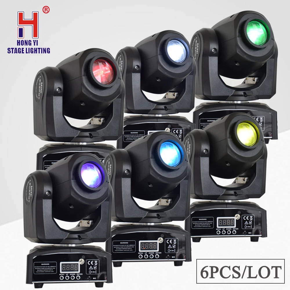 

Mini 10w moving head light spot gobo light dmx gobo effect for disco dj light party lights (6pcs/lot)