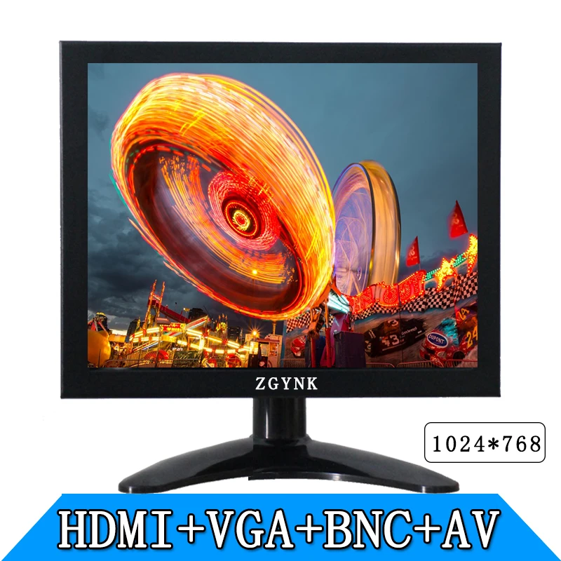 8 дюймовый монитор для промышленной безопасности HDMI BNC AV VGA ЖК компьютерные