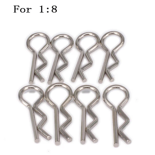 8pcs Body Shell Clips Pins Shell For 1/5 OR 1/8 OR 1/10 RC Car HPI HSP Traxxas 