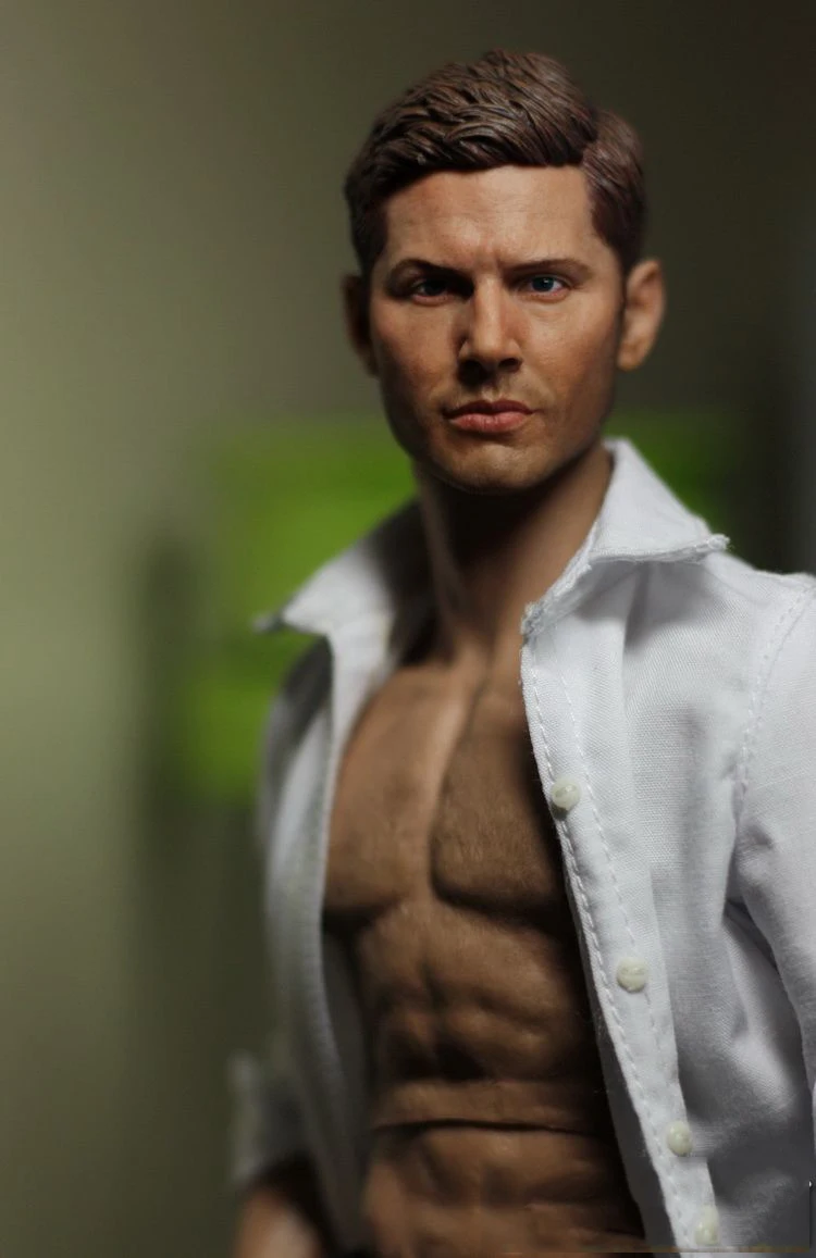1//6 Jensen Ackles Dean Winchester Head Sculpt pour Supernatural Hot Toys PHICEN