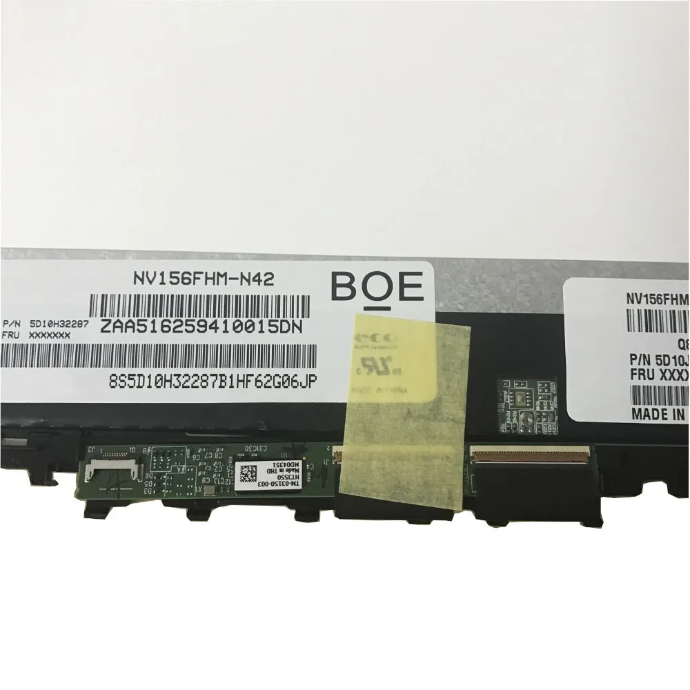 NV156FHM A13 N42 15 6 &quotдюймовый ноутбук ЖК экран дигитайзер рамка в сборе для Lenovo Edge 2