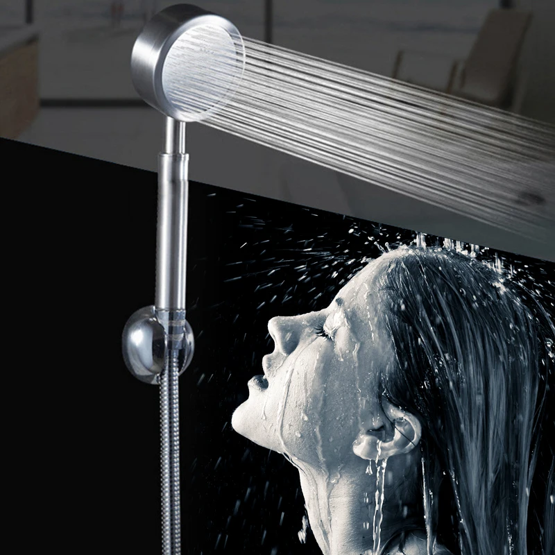 

Bathroom Sprinkler Shower Hand Spray Standard 304 Shower Head Friend Bathroom Family Durable Stainless Steel Gift Hotel
