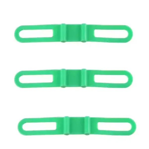 Держатель повязки для велосипедного ремня крепление фиксация велосипедная застежка пояс для телефона галстук фонарь силиконовый фонарик мобильный велосипед эластичный - Цвет: Зеленый