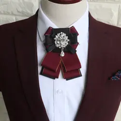 Новая мода галстук прекрасный Жених лук Галстуки одежда для свадьбы, дня рождения подарки Элегантный Бабочка Шелковый Пряжа Gravata
