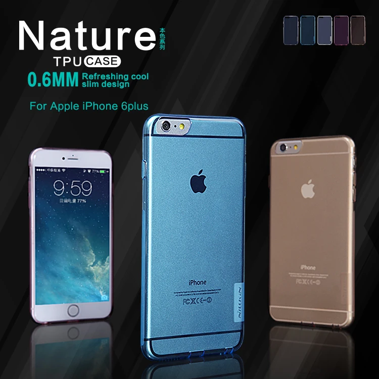 

Case For iPhone 6 6s 6 plus 6s plus NILLKIN Nature Transparent TPU Clear Soft Back Case Cover For iPhone 6 6s 6 plus 6s plus