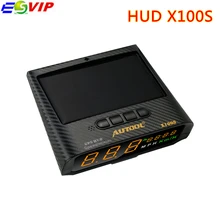 AUTOOL X100S Head Up Display Universal OBD2 GPS Car HUD KM/h MPH Overspeed Alarm Smart Digital Speedometer