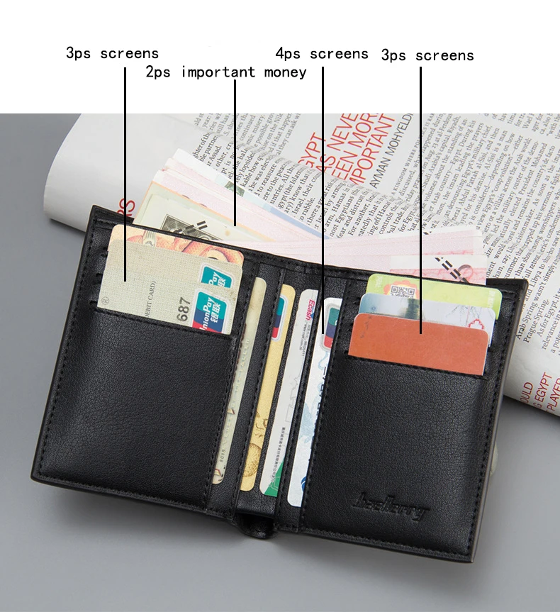 Мужской короткий кошелек carteras portemonnee money bag cartera hombre мешок для монет кошельки новый