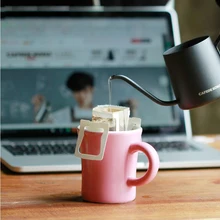 Портативный капельного Кофе чашки фильтра сумки Чай сумка висит чашки фильтры Чай инструмент Офис полезные Кофе инструмент 100 шт./лот