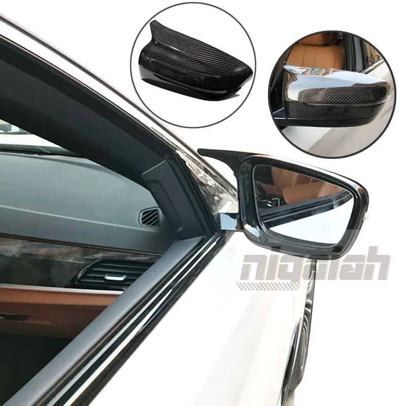 Боковые зеркала заднего вида M Look из углеродного волокна сменная Крышка для BMW 5