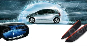 

2 pieces Rear View Mirror Rainproof Blades plastic Car Rearview Mirror Rain Eyebrow Rain Cover for AUDI for A6L A4L 09-11