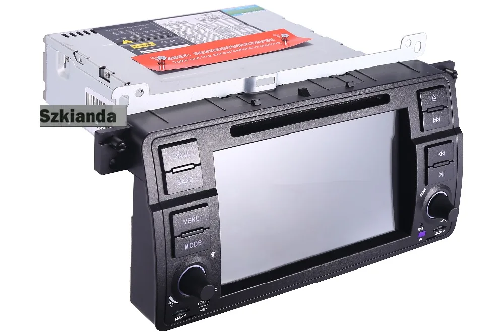 Cheap 7" digital Touch Screen car pc android 9.0 for BMW E46 M3 Wifi 4G 1024*600 Bluetooth Radio USB SD Steering wheel DVR Camera 35
