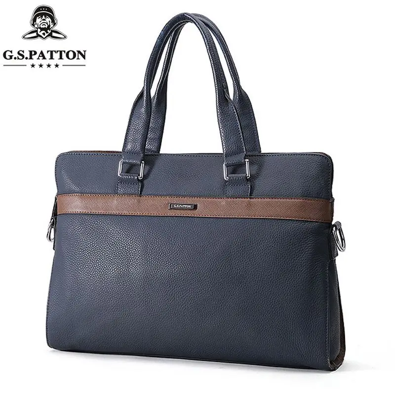 

LOEIL Leather goods new men's bag laptop bag leather men's bag leather business official handbag