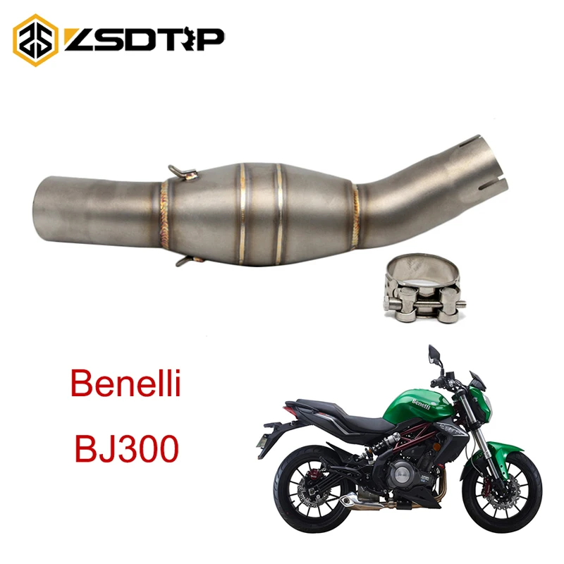 ZSDTRP 50 8 мм глушитель выхлопной трубы для мотоцикла Benelli BJ300GS с обратным