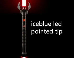 Металлический световой меч Yanqing для светового меча, Одноцветный светодиод, лезвие: 92 см длиной, Y4 Cyanlove - Цвет: iceblue LED