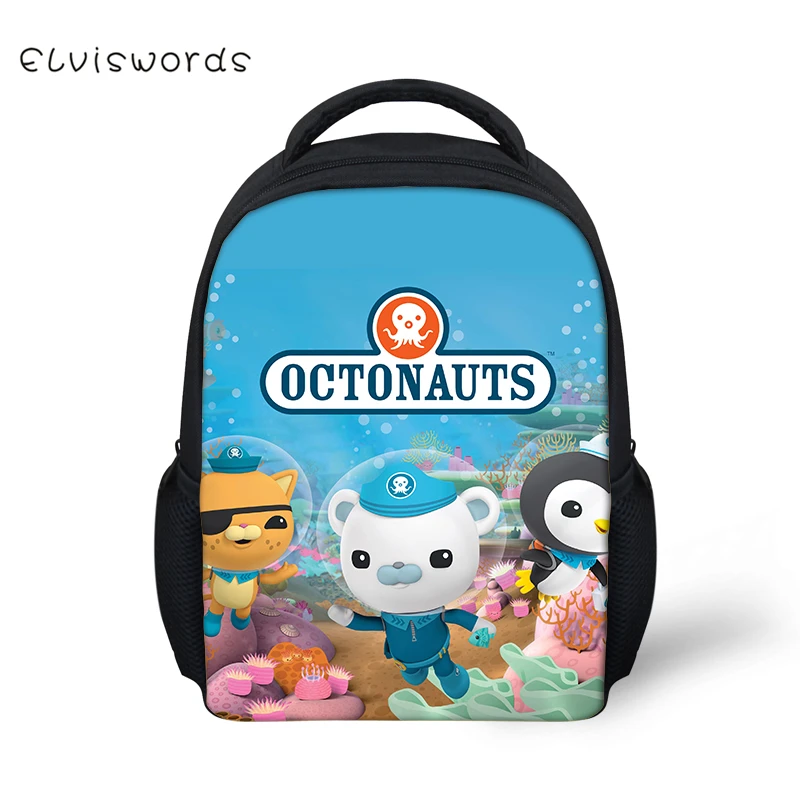 Детские рюкзаки с принтом из мультфильма ELVISWORDS The Octonauts маленькая школьная сумка