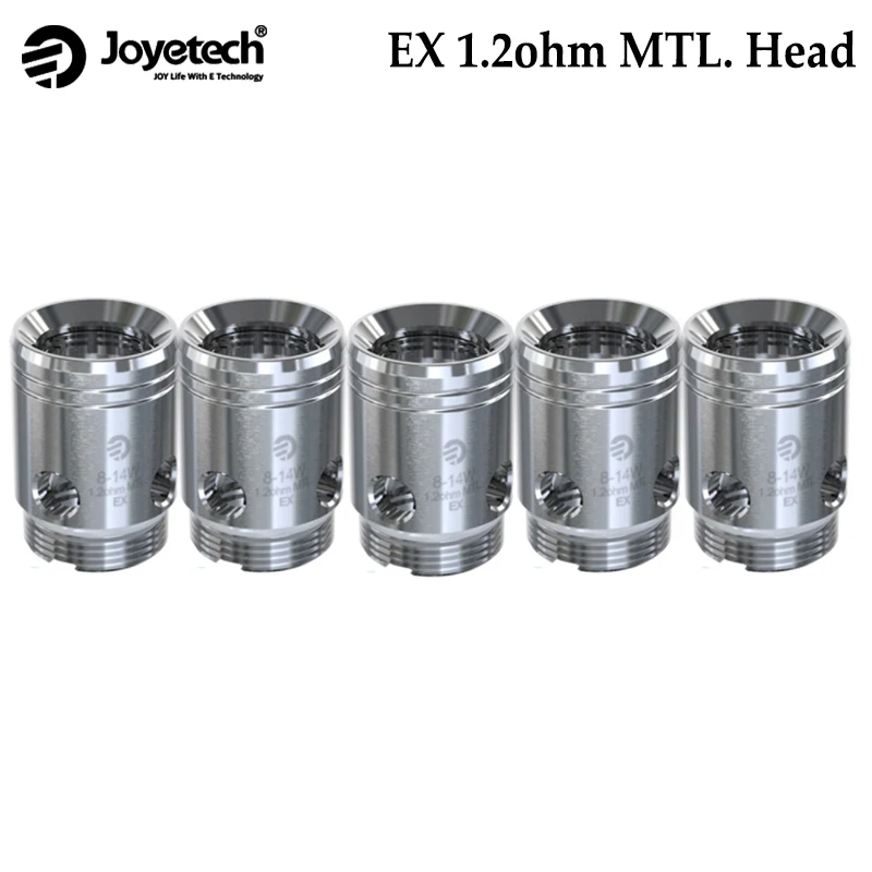5PCS Original Joyetech EX 1.2ohm MTL. Head E Cigarette EX Coil Head Evaporator for Exceed Edge Kit Vaporizer 01